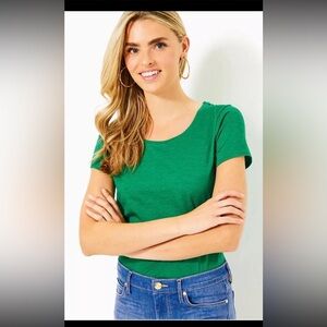 Lilly Pulitzer Green Short Sleeve Tee